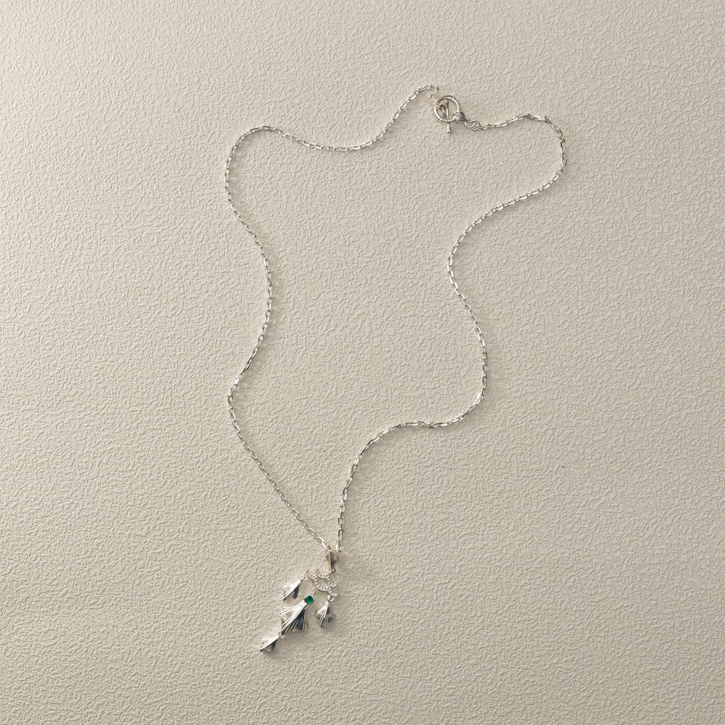 Large Pendant Necklace - Silver