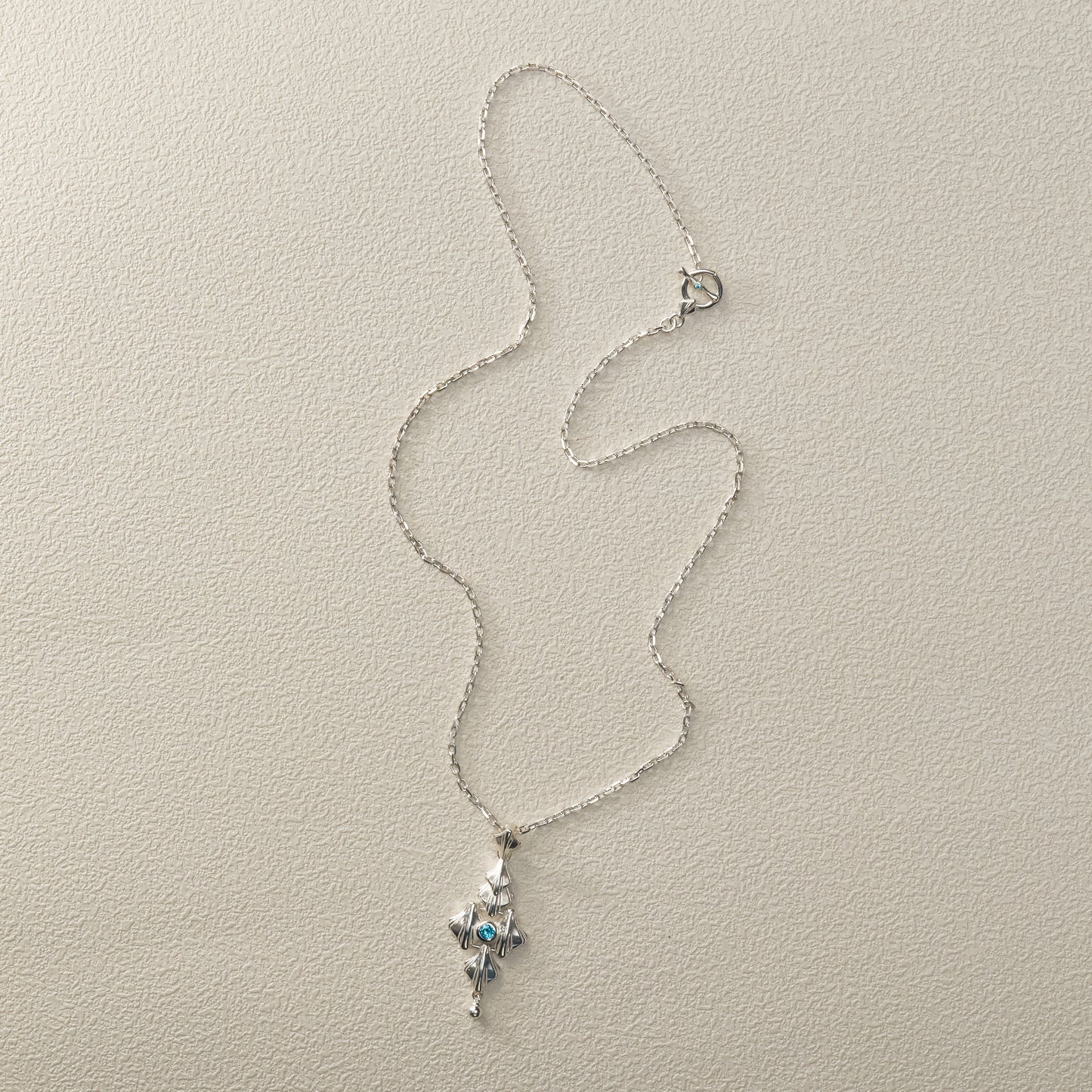 Large Pendant Necklace - Silver