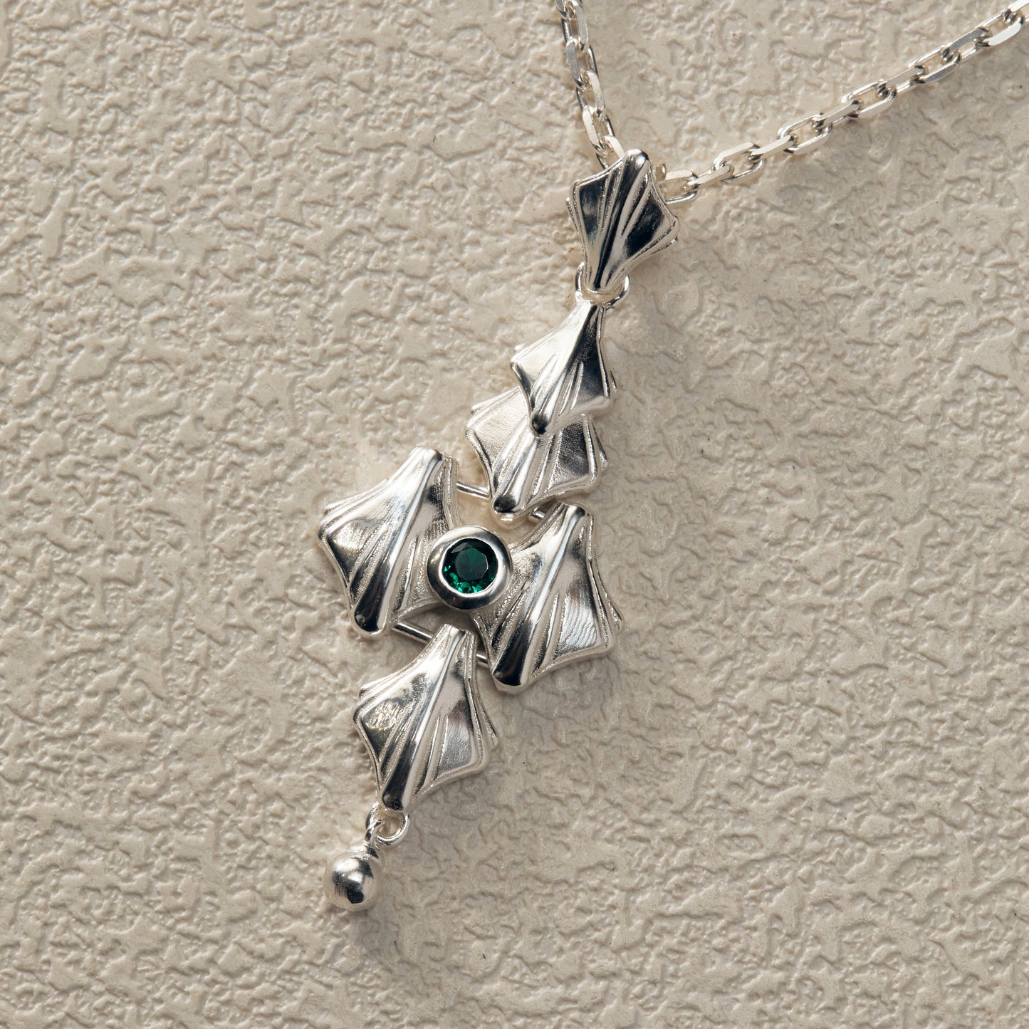 Large Pendant Necklace - Silver